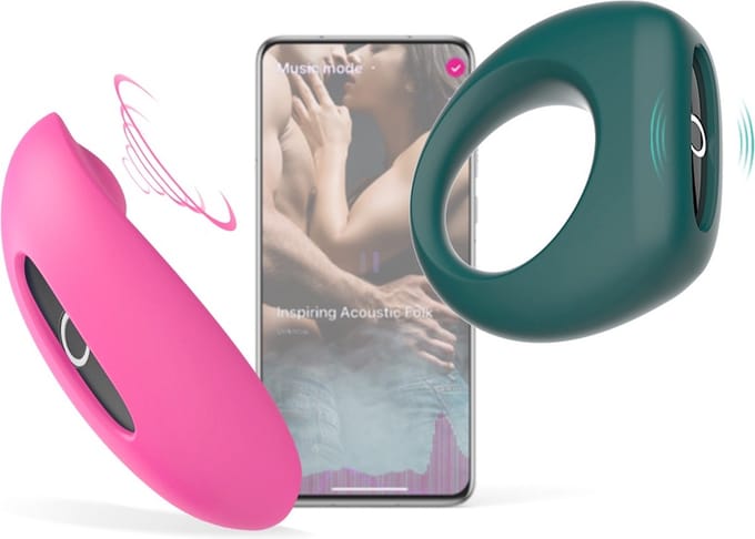 Magic Motion - Magic Candy & Dante Kit II Erotische geschenkset - Roze/Groen