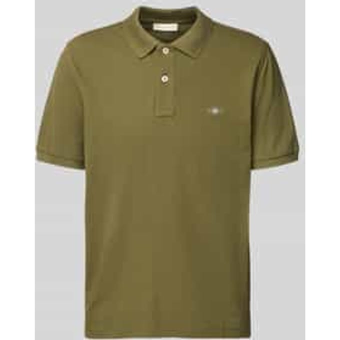 Poloshirt met labelstitching