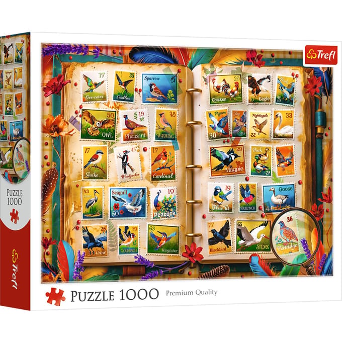 Puzzel postzegelcollectie 1000 stuks