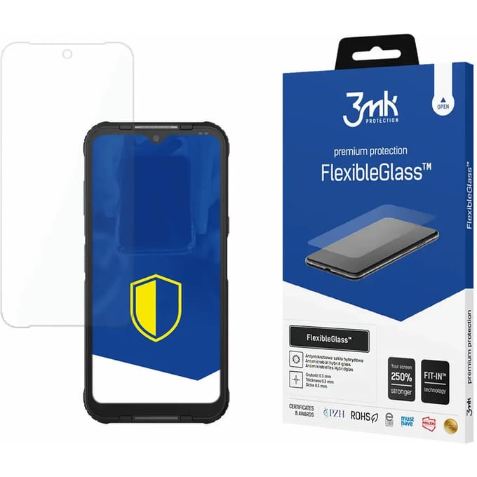 3mk FlexibleGlass hybrid glass on Hammer Blade 3