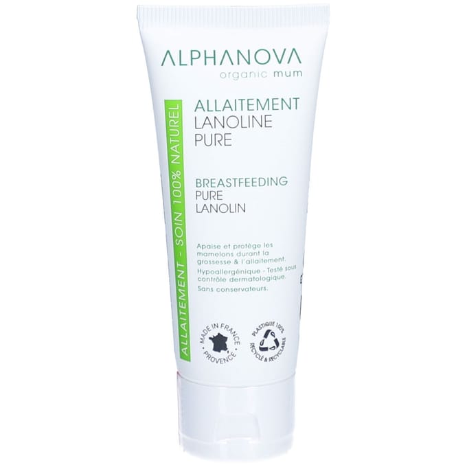 Alphanova LANOLINE PUUR 100% NATUURLIJK | ALPHANOVA ORGANIC MUM 40 Huidcrème