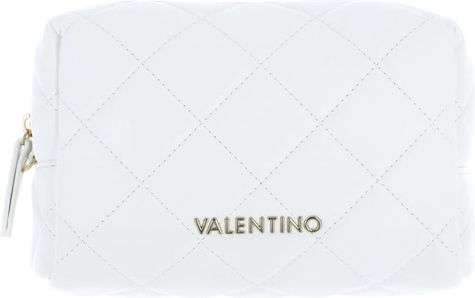 VALENTINO Toilettas Ocarina Soft Cosmetic Case Bianco Wit