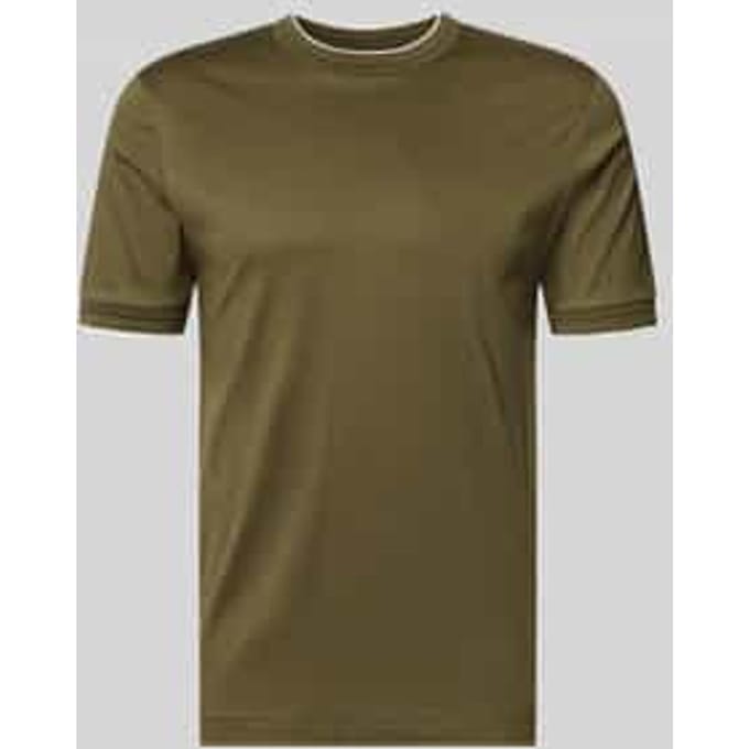 Slim Fit t-shirt van zuivere katoen model 'Tessler 195'