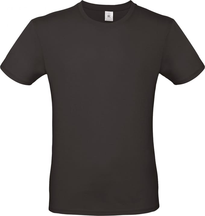 Classic E150 T-shirt B&C Collectie Zwart Maat 5XL