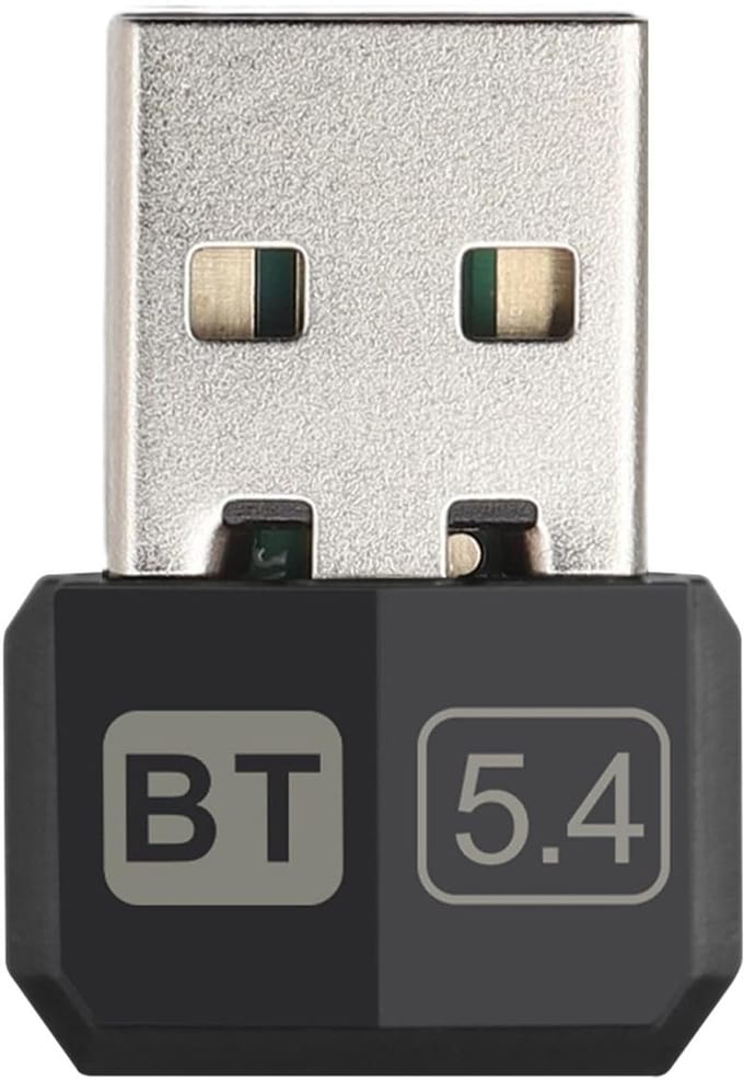 Allecto - Bluetooth 5.4 adapter - USB-dongle - Plug-and-play voor pc - Geschikt voor Windows 7/8/8.1/10/11 - Verbind Bluetooth-apparaten - Compact ...