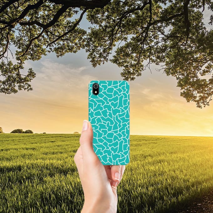 Xiaomi Redmi 7A Hoesje maken Cracks Blue