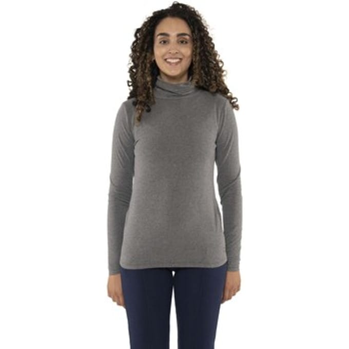 T-Shirt Lange Mouw Leone 1947 Woman High Collar Never Without