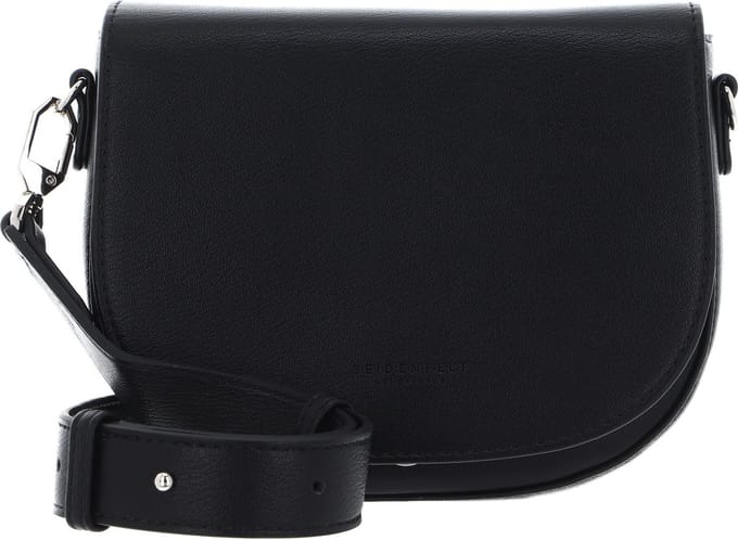 SEIDENFELT MANUFAKTUR Schoudertas Driva Saddle Bag Black Zwart