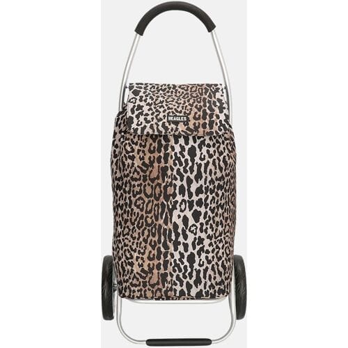 Beagles Alberic Boodschappen Trolley Lichtgewicht Kar Sterk - Luipaard