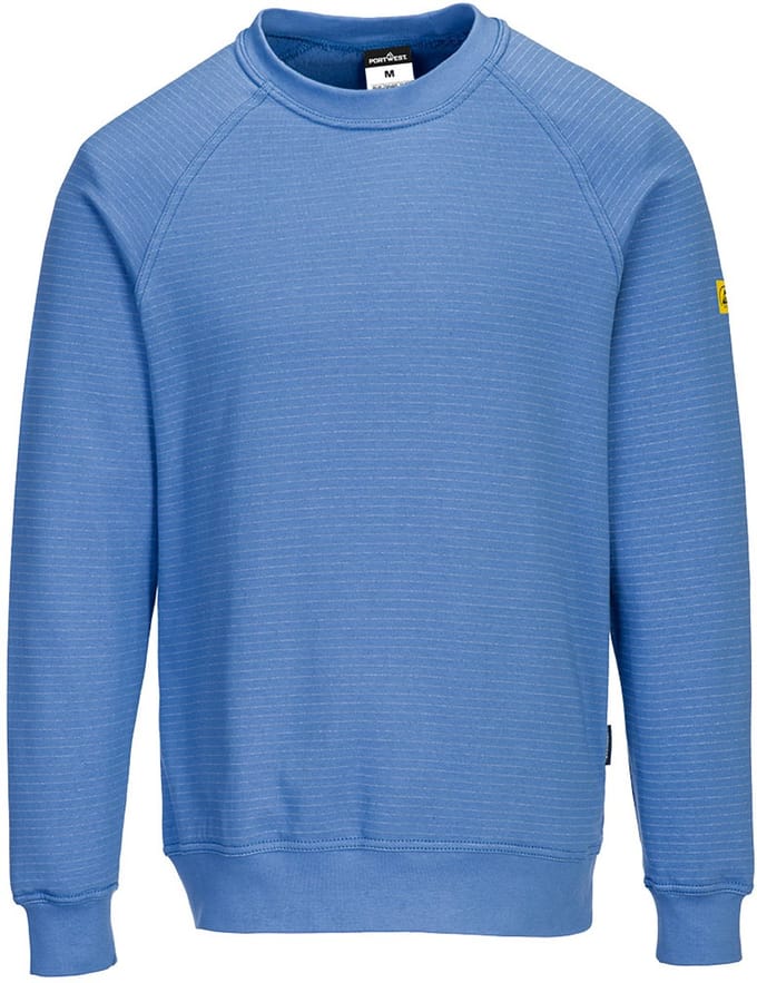 Portwest Anti-statisch ESD Sweatshirt AS24 - Hamilton Blauw - L