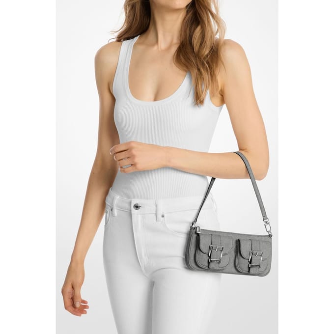 Michael Kors Small Convertible Pouchette Anthracite Größe: OS | Handtaschen Outlet | Damen