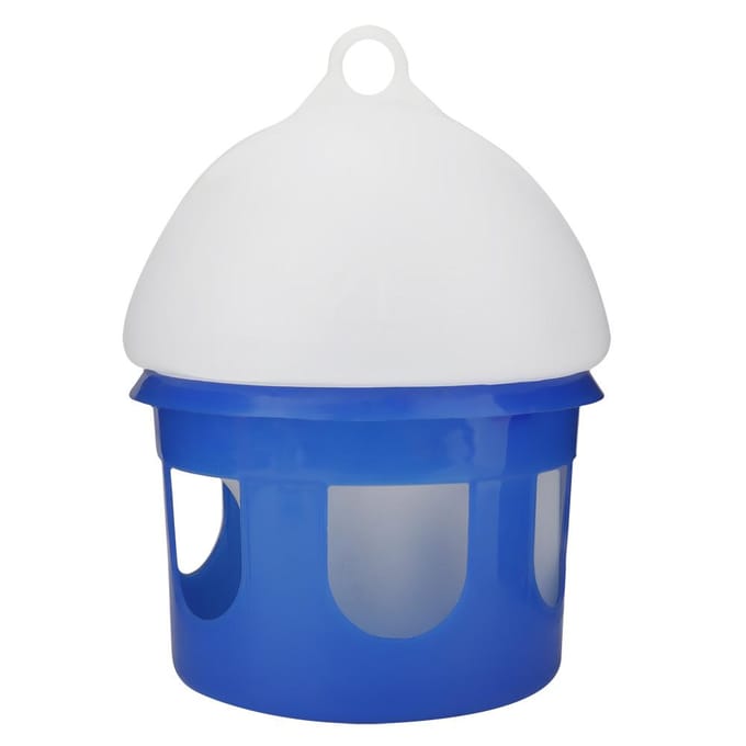 Abreuvoir automatique de distributeur d'eau de mangeoire de pigeon d'oiseau de grande capacité(2L) white