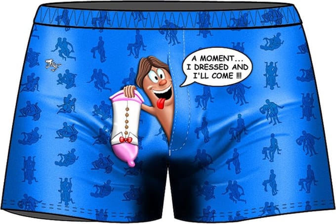 1 Momentje - Sexy Leuke Grappige Mooie Boxershort