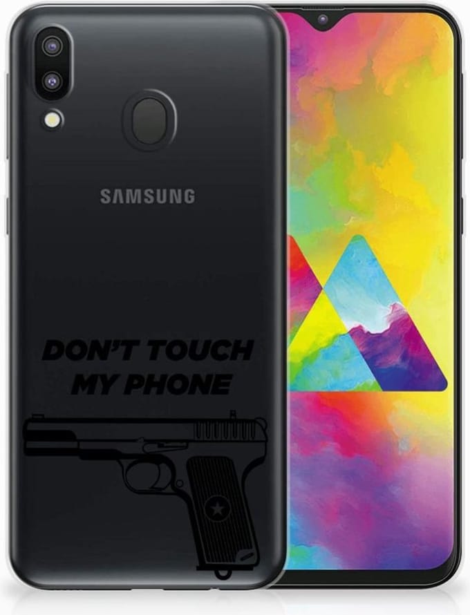 Samsung Galaxy M20 (Power) Silicone-hoesje Pistol DTMP