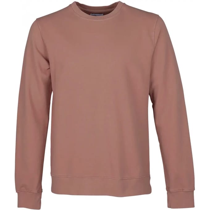 Sweatshirt ronde hals Colorful Standard Classic Organic rosewood mist
