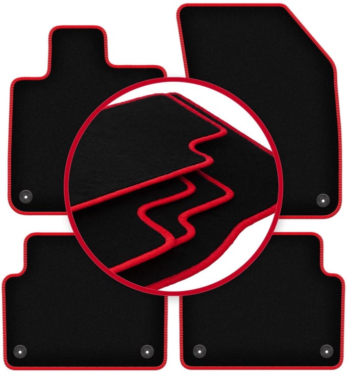 CARLUX-RED automatten voor: Volvo S60 III sedan (2019-)