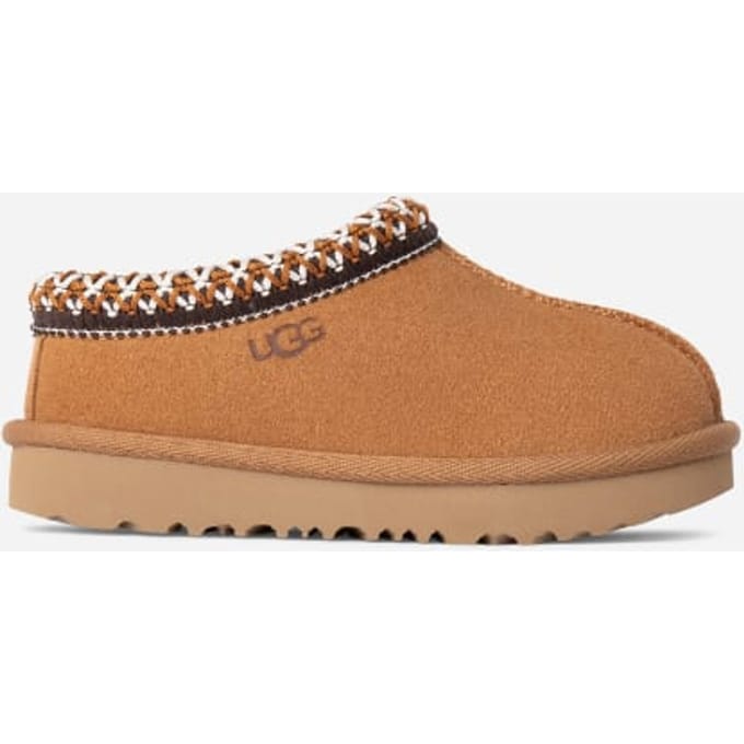 UGG® Tasman II for Kids in Brown, Size 4.5, Suede/Polyester/Wool