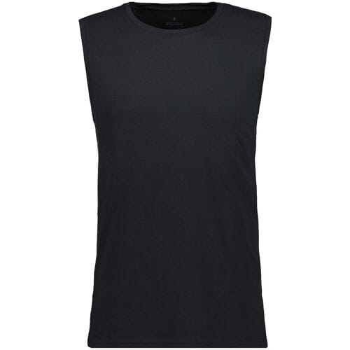 Ragman Ondermode Athletic Jersey Shirt Round Neck Zwart / male