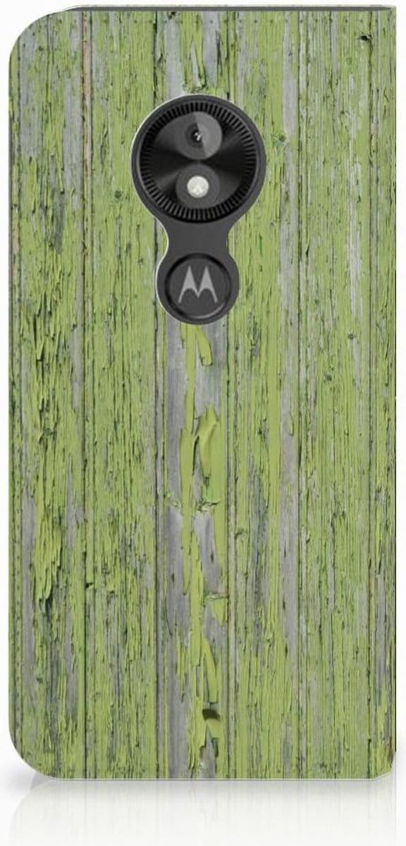Motorola Moto E5 Play Book Wallet Case Green Wood