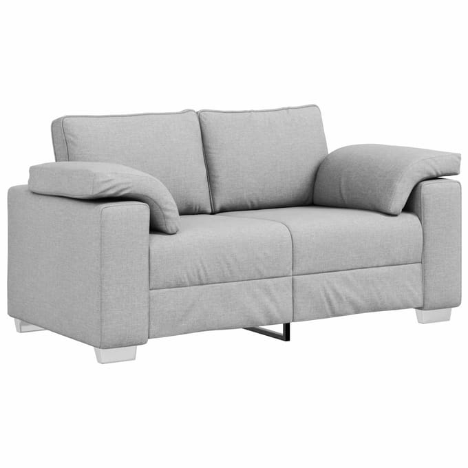 vidaXL - Loveseat - Wolkgrijs - 160 - cm - Stof