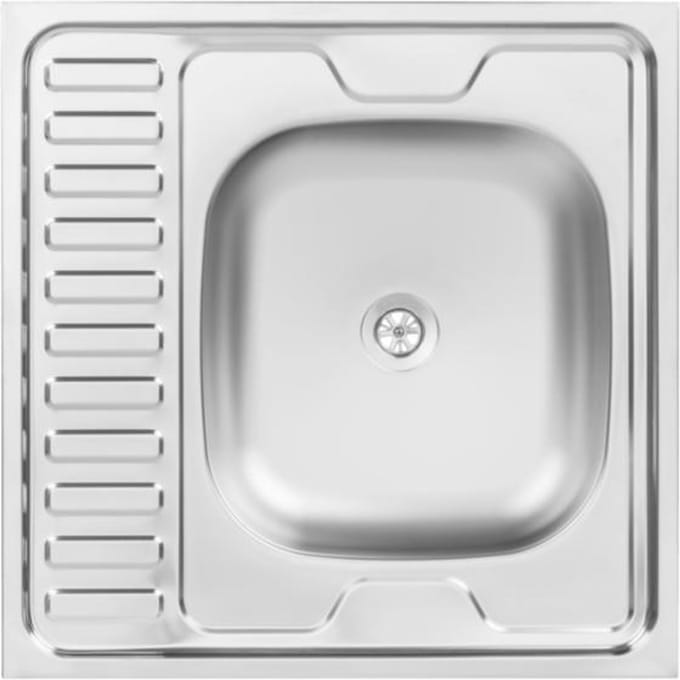 Enkelbak Metalen Spoelbak Serie 60
