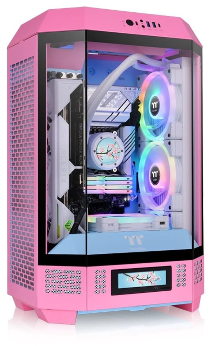 Thermaltake The Tower 300 Bubble Pink Micro-tower PC-behuizing Roze