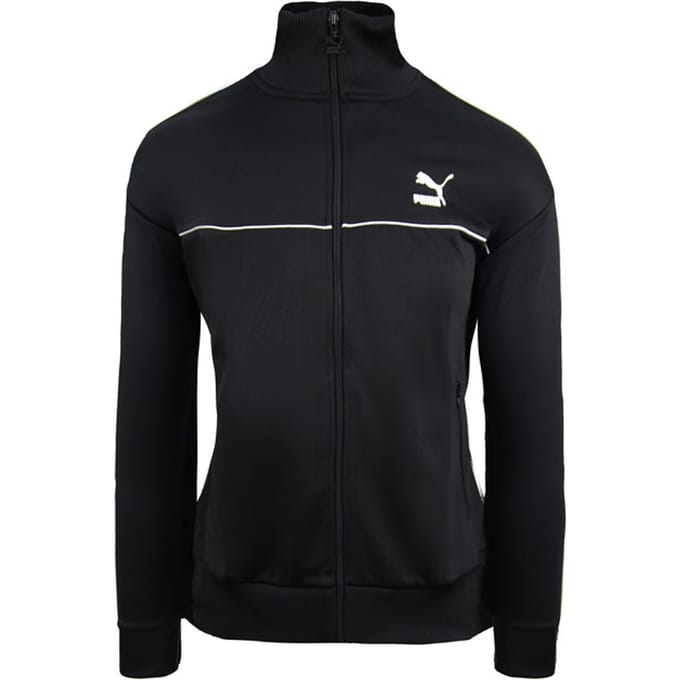 Puma Zip Up Track Jacket Lange Mouw Zwart Dames Track Top 595943 01