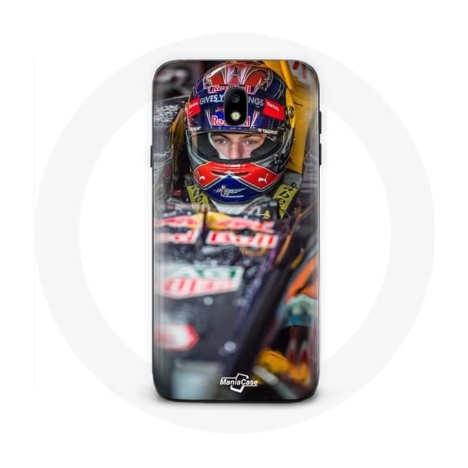 Coque pour Samsung Galaxy j7 2017 Formule 1 Max Verstappen Pilote automobile de F1