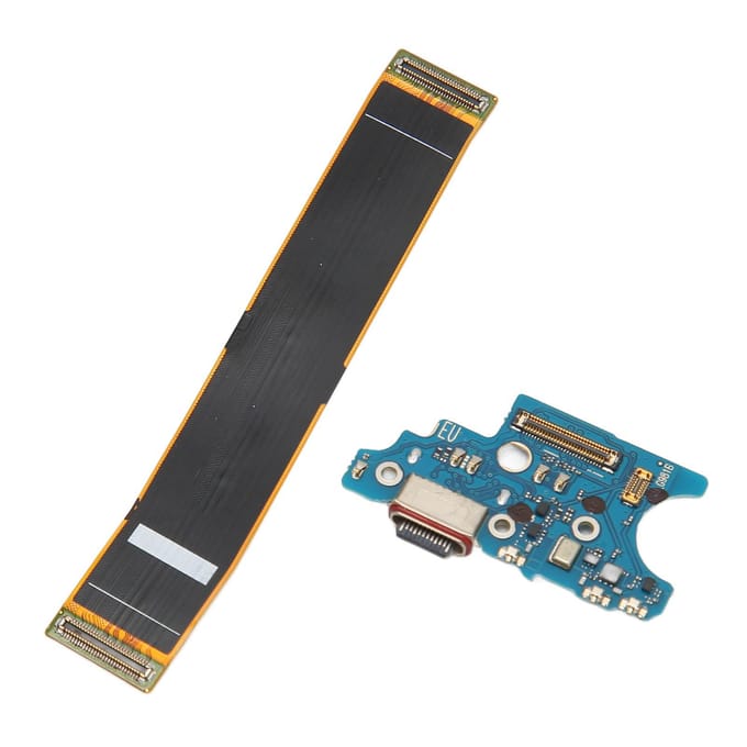 USB Oplaadpoort Flex Kabel Vervanging USB C Oplader Dock Board Flex Kabel Connector voor Galaxy black