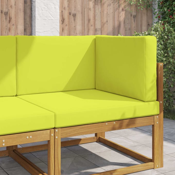 vidaXL - Buitenbankkussen - Polyester - Groen - 80 - x - 80 - cm