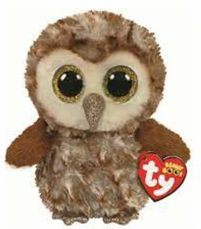 Ty - Knuffel - Beanie Boos - Percy Owl - 15cm