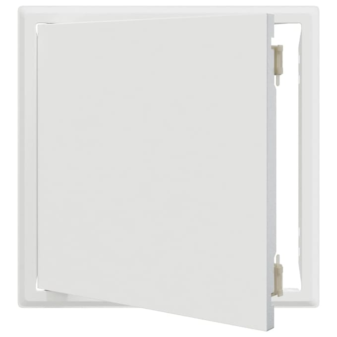 vidaXL - Access - Panel - Wit - 33,5 - x - 33,5 - x - 3 - cm - Staal