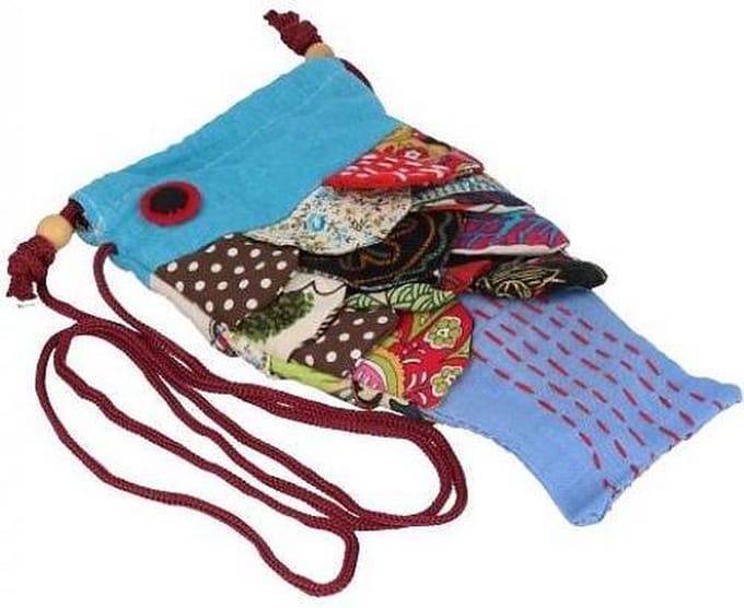 Vis pouch handtas schoudertas Blauw