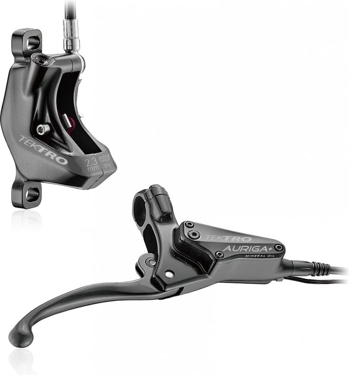 Tektro HD-E740 hydraulische schijfremset, rechts - 1800 mm kabel - zwart