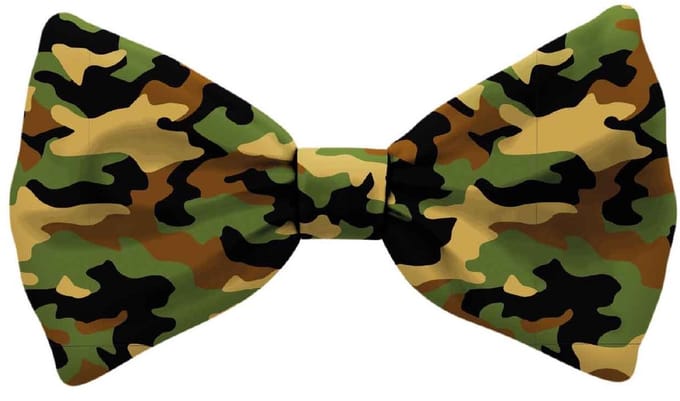 Plenty Gifts Kattenvlinderdasje Polyester Legergroen Maat S