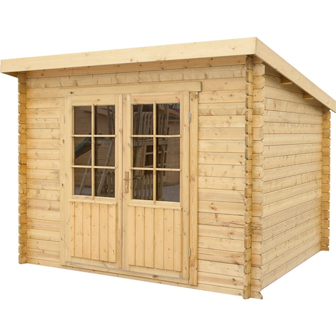 Intergard Houten tuinhuis Heywood 300x250 cm – 28 mm Scandinavisch vuren