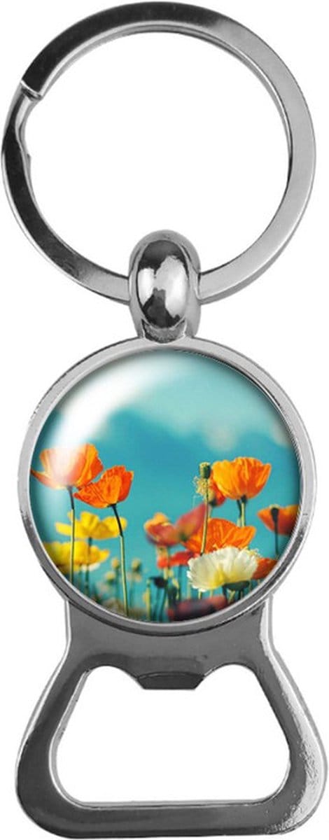 Bieropener Glas - Bloemen