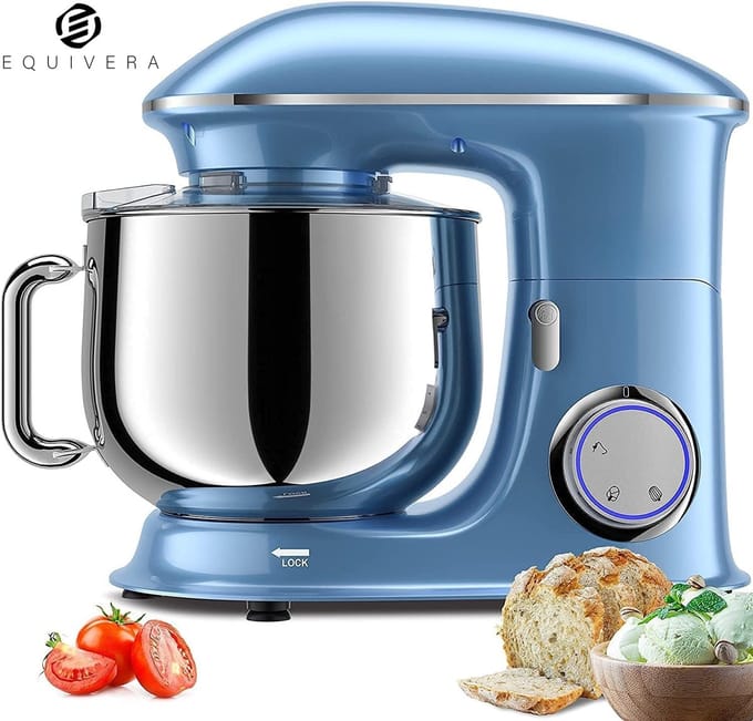 Equivera Deegmachine - Kneedmachine - Deegmixer - Keukenmixer - Keukenmachine