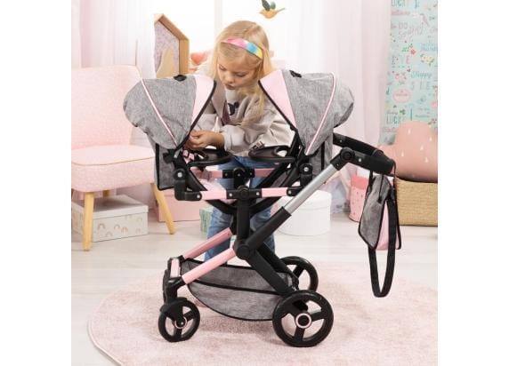 Bayer Xeo Duo tweelingpoppenwagen Poppenwagens