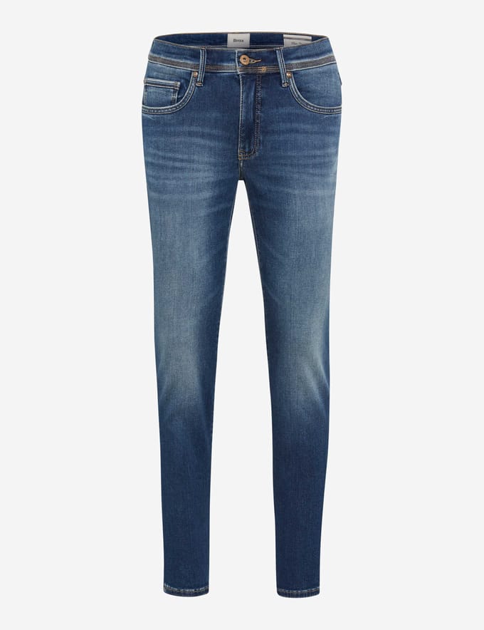Brax Heren Jeans  Style CHRIS NEW INK USED, denim blauw regular, maat 42/32