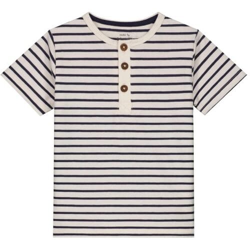 Prénatal peuter T-shirt Dark Bluegrey 80 heren