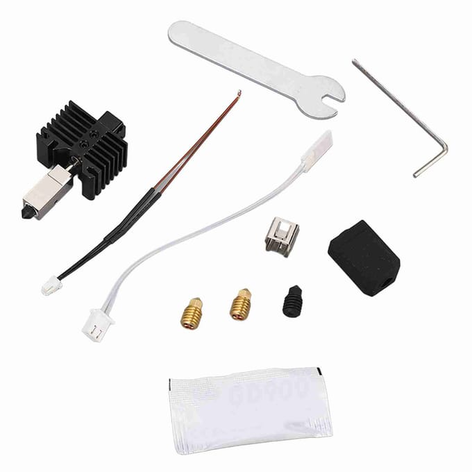 Extruder Hot End Kit 3D-printer Afneembare Hotend Nozzle Set voor Bambu Lab X1 P1P X1 Carbon Type 4 black