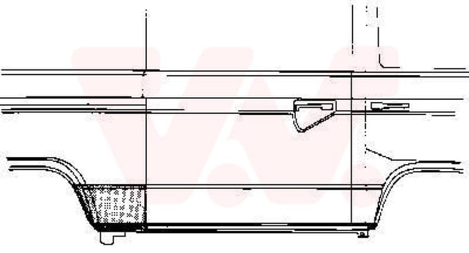 Van Wezel - ACHTER SCHERM VOOR VW TRANSPORTER T3 1979-1992 ARC826930VWAN