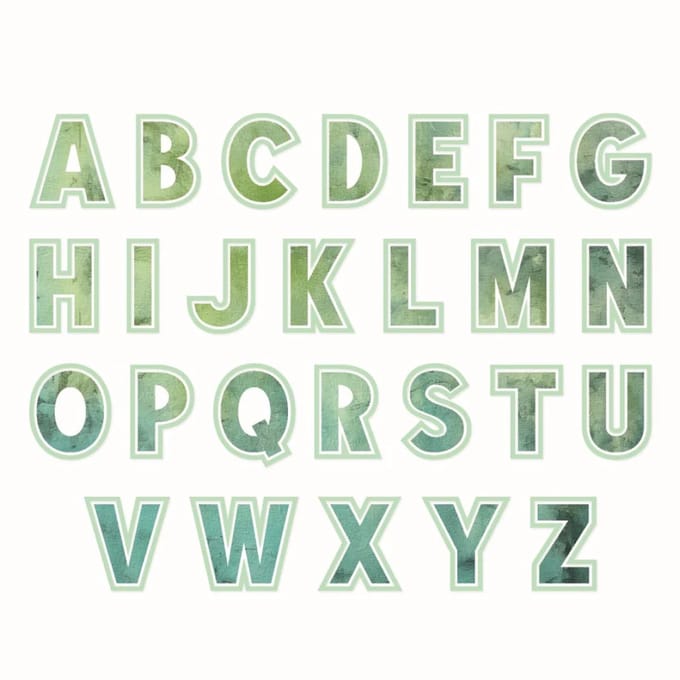 Sizzix Thinlits Ponssjabloon "Alphabet by 49 and Market"