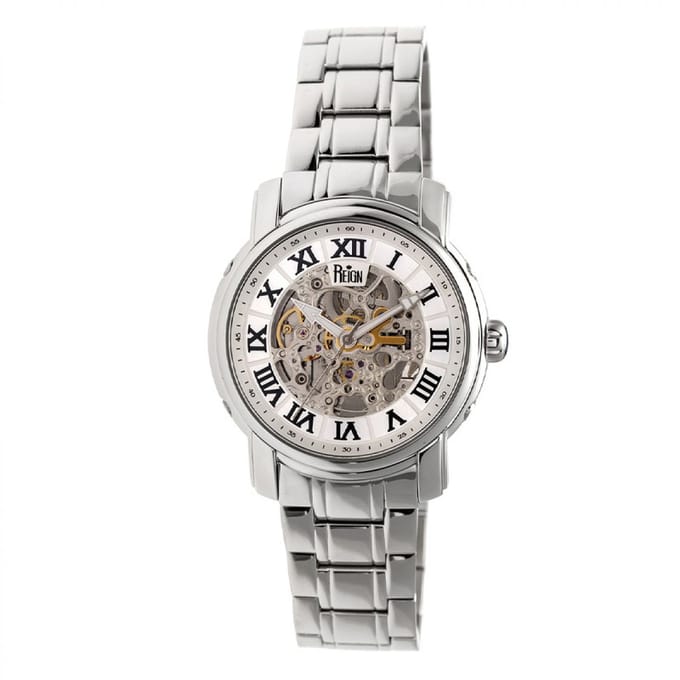 Reign Kahn automatisch skelet armbandhorloge