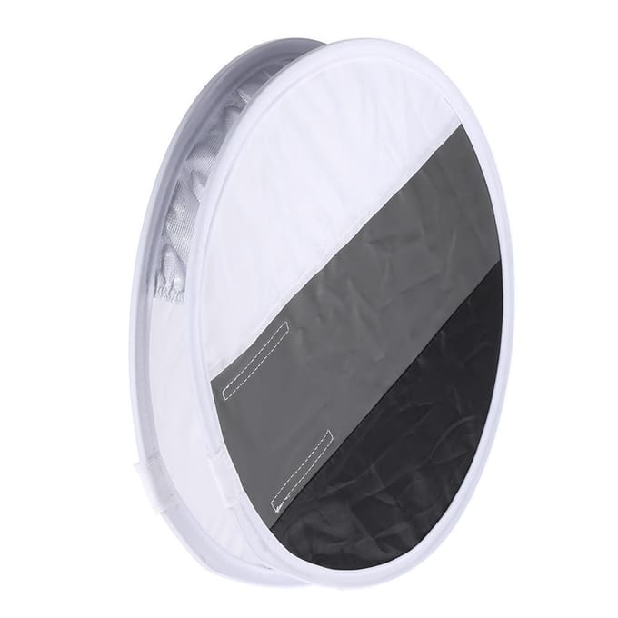 Boîte à lumière ronde avec diffuseur Flash Speedlite pour appareil photo, 12 pouces/31 cm, pour Canon Nikon gray