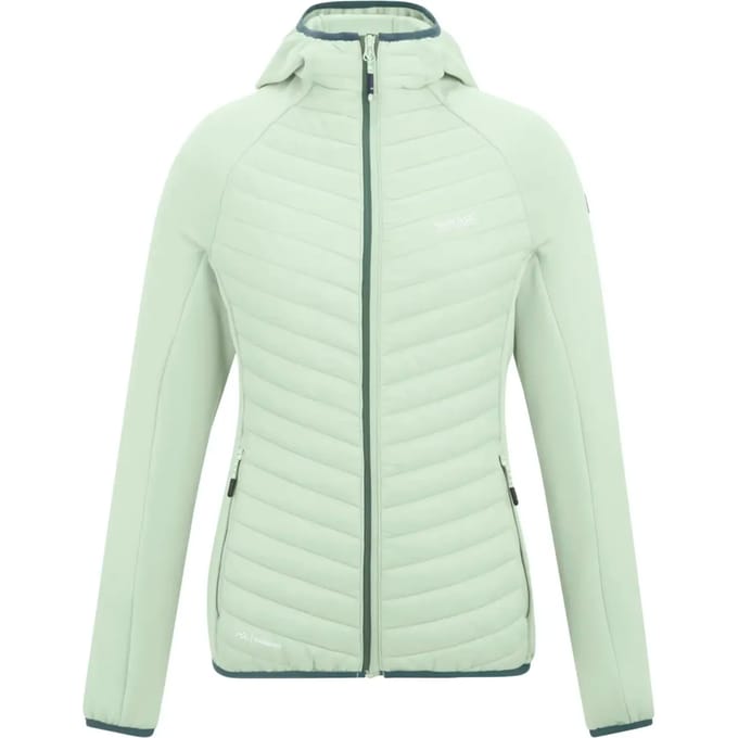 Dames Andreson Stretch Waterafstotende Hybride Jas met Baffle-afwerking
