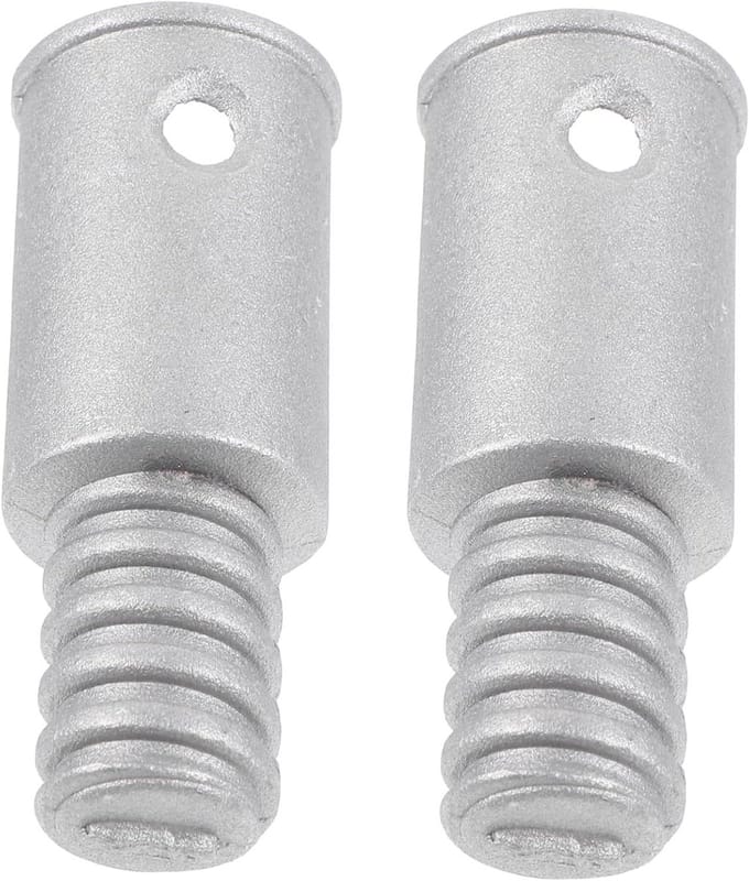 Paal Adapter - Steel Connector - Schoonmaak Gereedschap - Stevig Metaal - 2 Stuks - Metaal