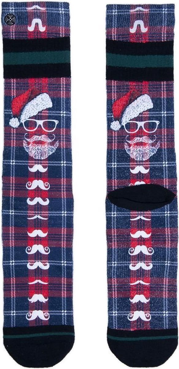 XPOOOS - 2-Pack - Kerstsokken - Heren Print - Heren - multi - 39-42 - 60173