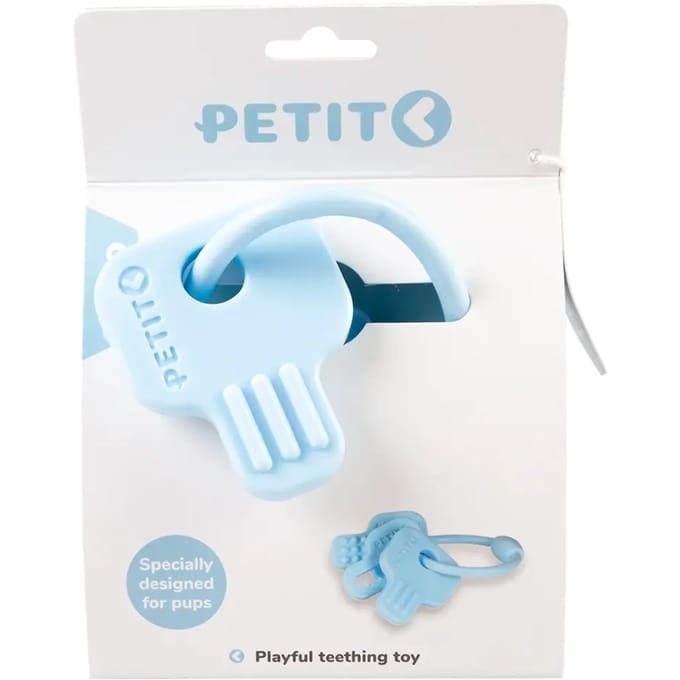 Ebi Petit Kauwspeeltje Cleo 8x6.5 cm - Hondenspeelgoed - Blauw